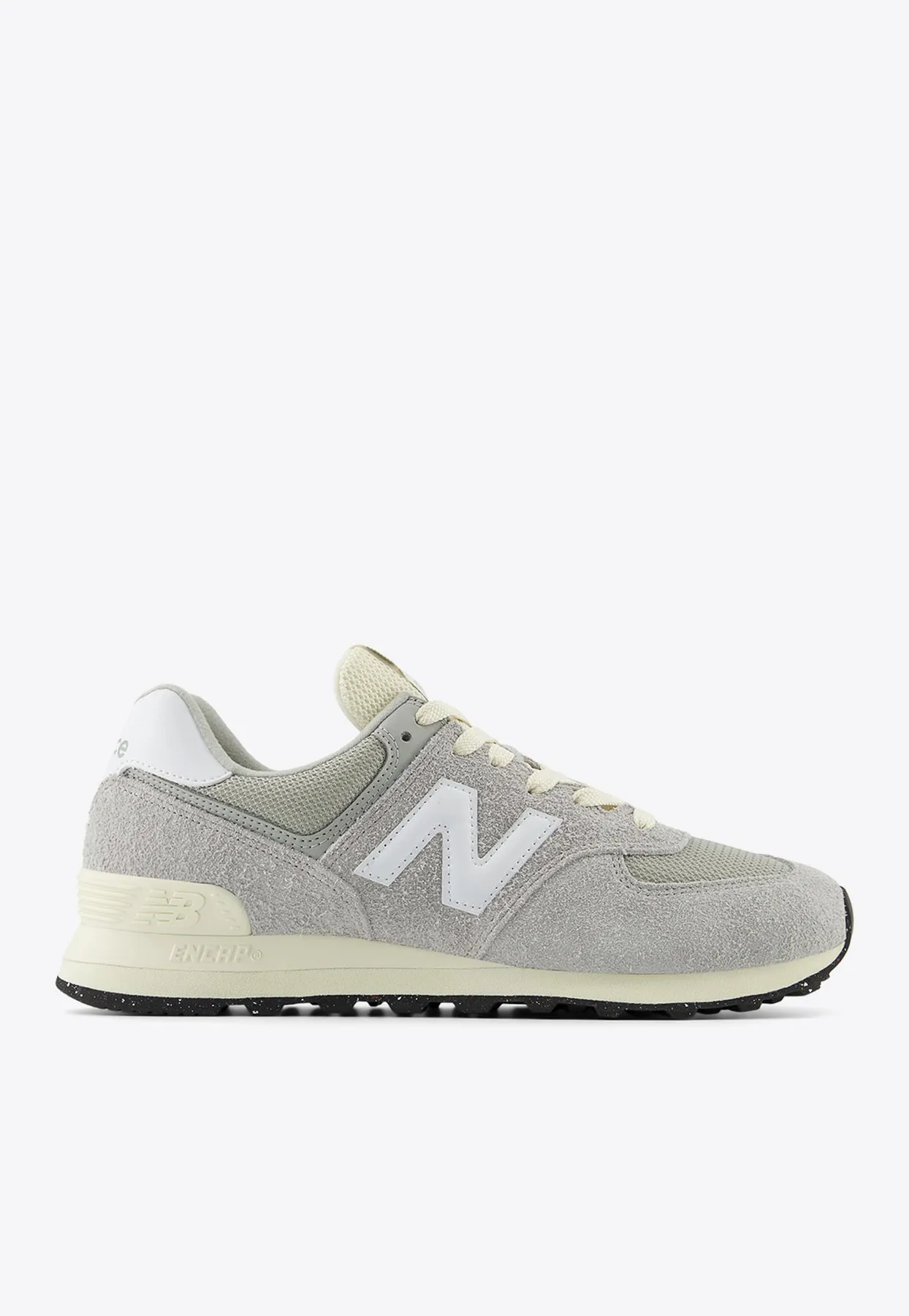 574 Low-Top Sneakers in Concrete with White New Balance 530 Grey Beige