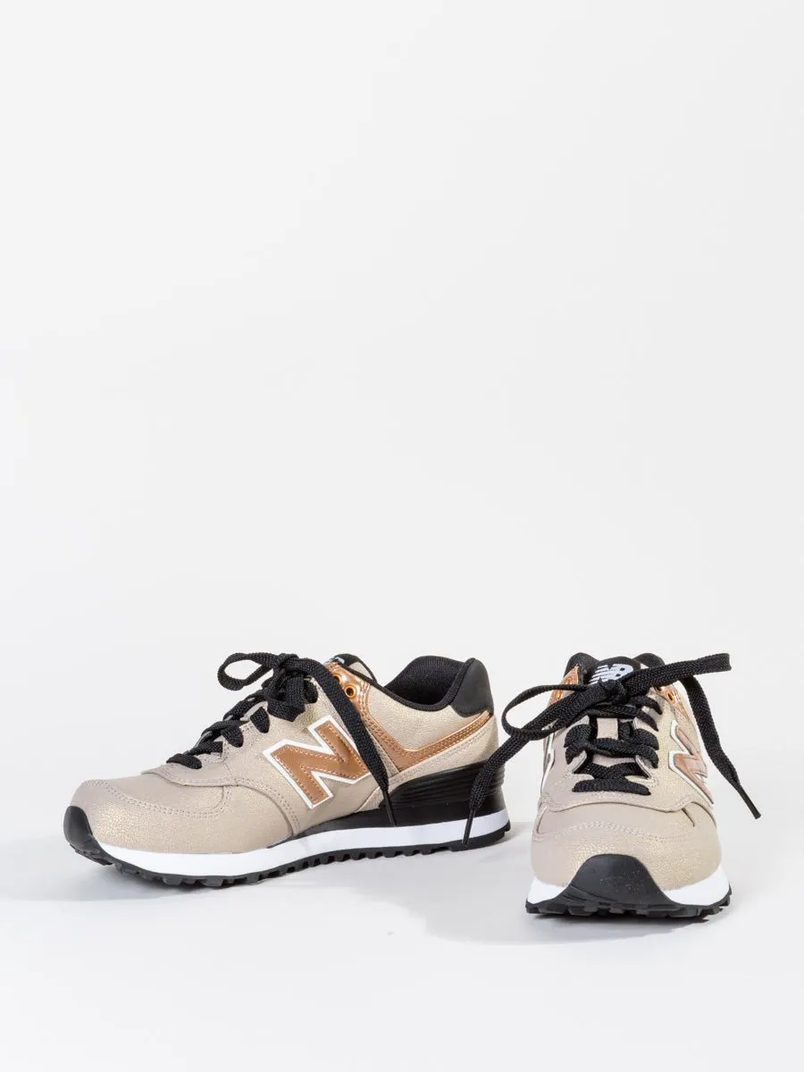 Royal Blue New Balance 574 574 sneaker - copper/champagne