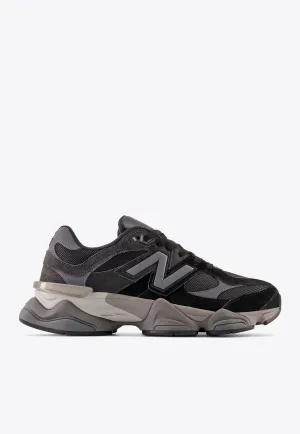 New Balance 2 Way V5 9060 Low-Top Sneakers in Black with Castlerock and Rain Cloud