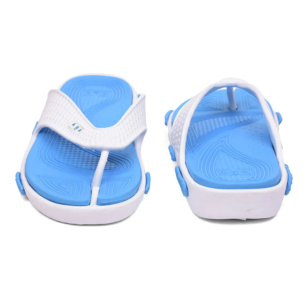 A-HA Casual Sky Blue Slipper For Men SHOKER-M10 By Liberty Cute Fluffy Slippers