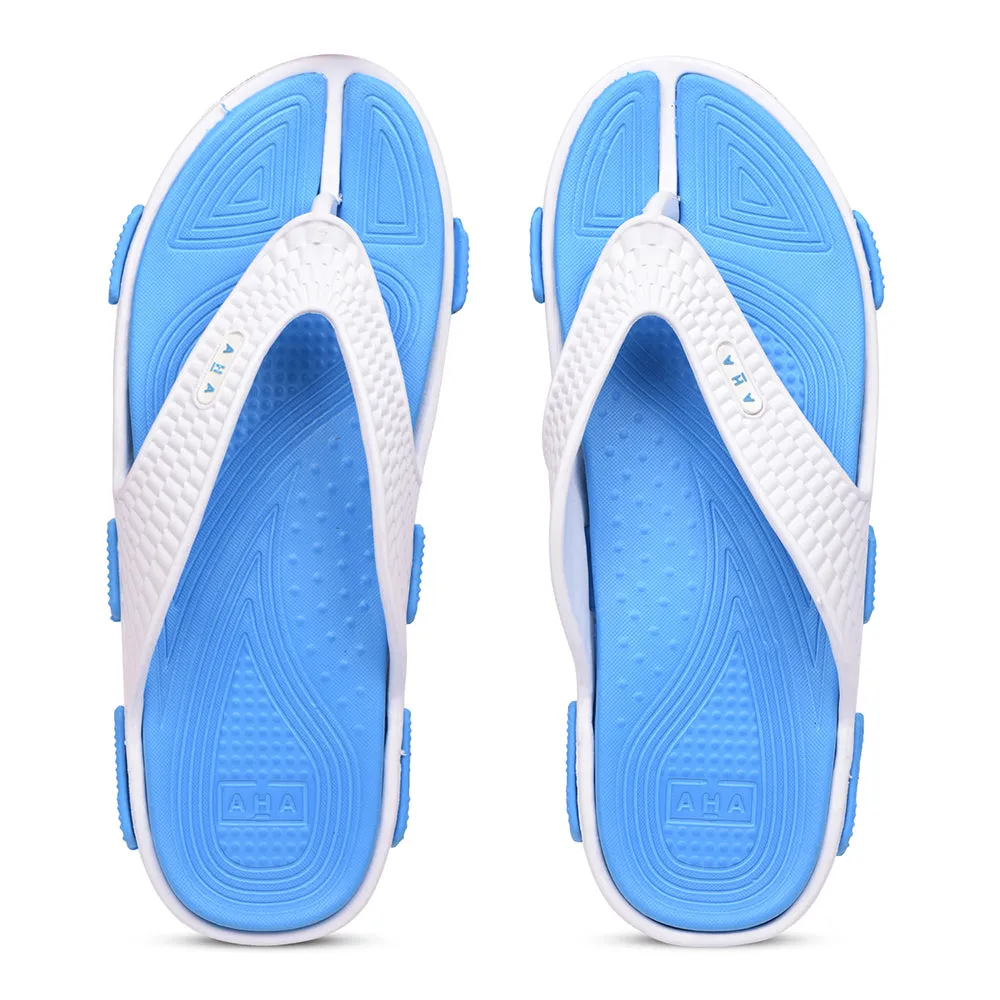 A-HA Casual Sky Blue Slipper For Men SHOKER-M10 By Liberty Pool Slides Shoes