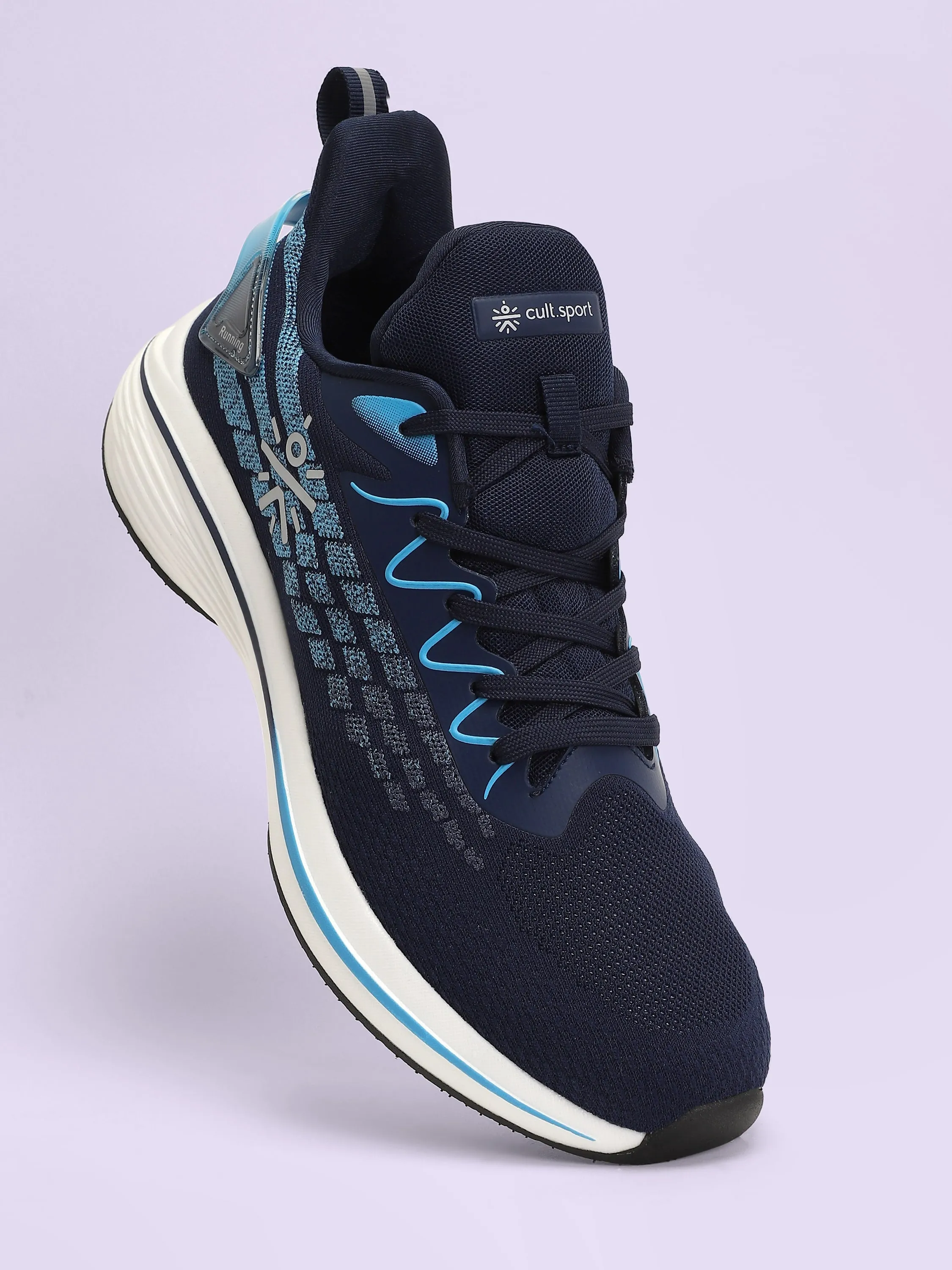 2nd Hand Running Shoes Active Men Running Shoes - Navy Blue