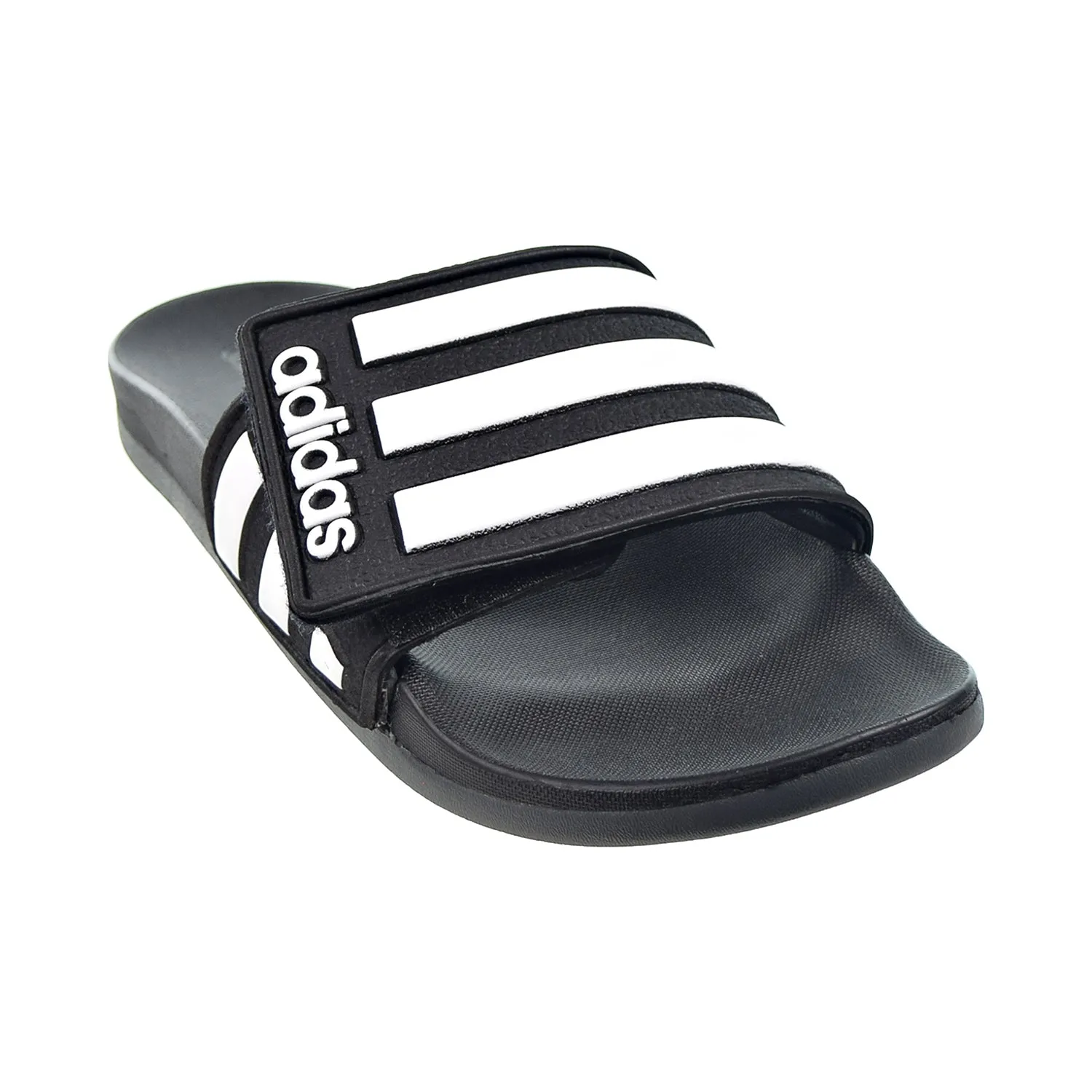 Adidas Adilette Comfort Adjustable Men's Slides Core Black-Cloud White Slides Dicks