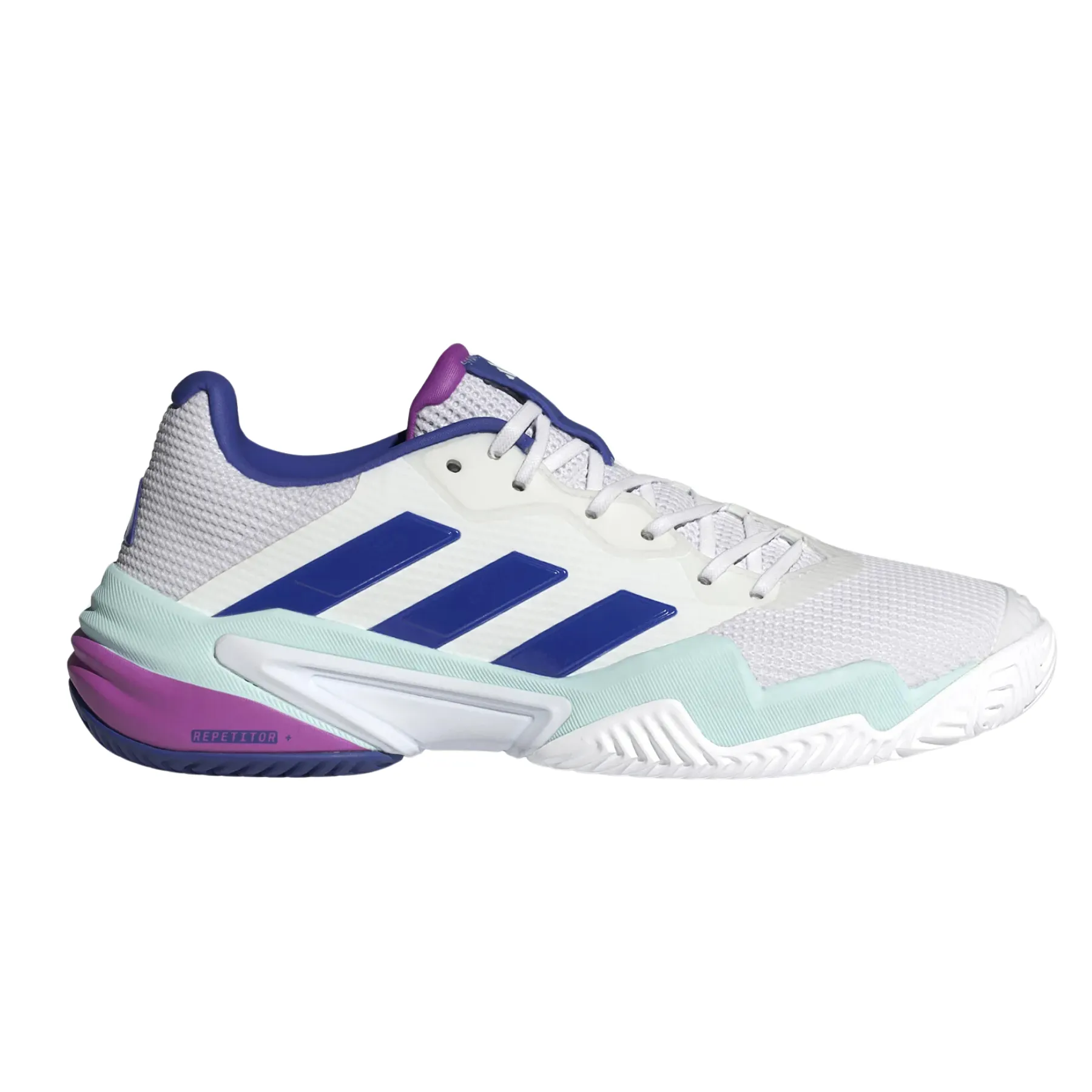 Adidas Barricade 13 Men Tennis Shoes - White/LUCBLU/SEFLAQ Race Walking Shoes Adidas