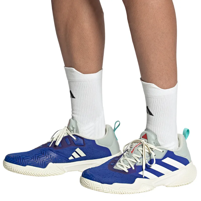 Adidas Barricade Mens Tennis Shoes - Team Royal Blue / Off White / Bright Red Adidas By Stella Mccartney Ultraboost Light Shoes