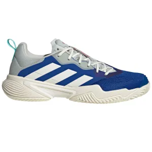 Adidas Barricade Mens Tennis Shoes - Team Royal Blue / Off White / Bright Red Adidas Handball Spezial Athletic Shoe