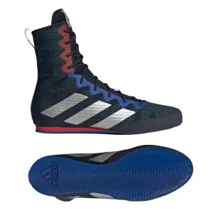 Adidas Box Hog 4 Boxing Boots - Navy Blue/Red Adidas Boost Spikeless Golf Shoes