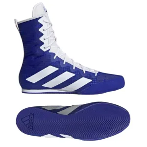 Adidas Box Hog 4 Boxing Boots - Navy Blue/White Adidas Water Moc Equipment Shoes