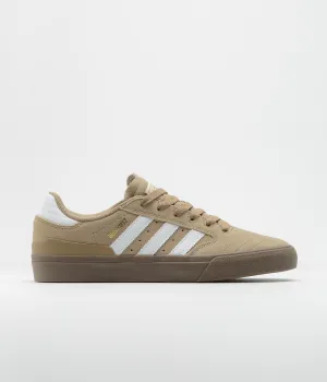 Adidas Shoes Leather Adidas Busenitz Vulc II Shoes - Cardboard / Chalk White / Gold Metallic