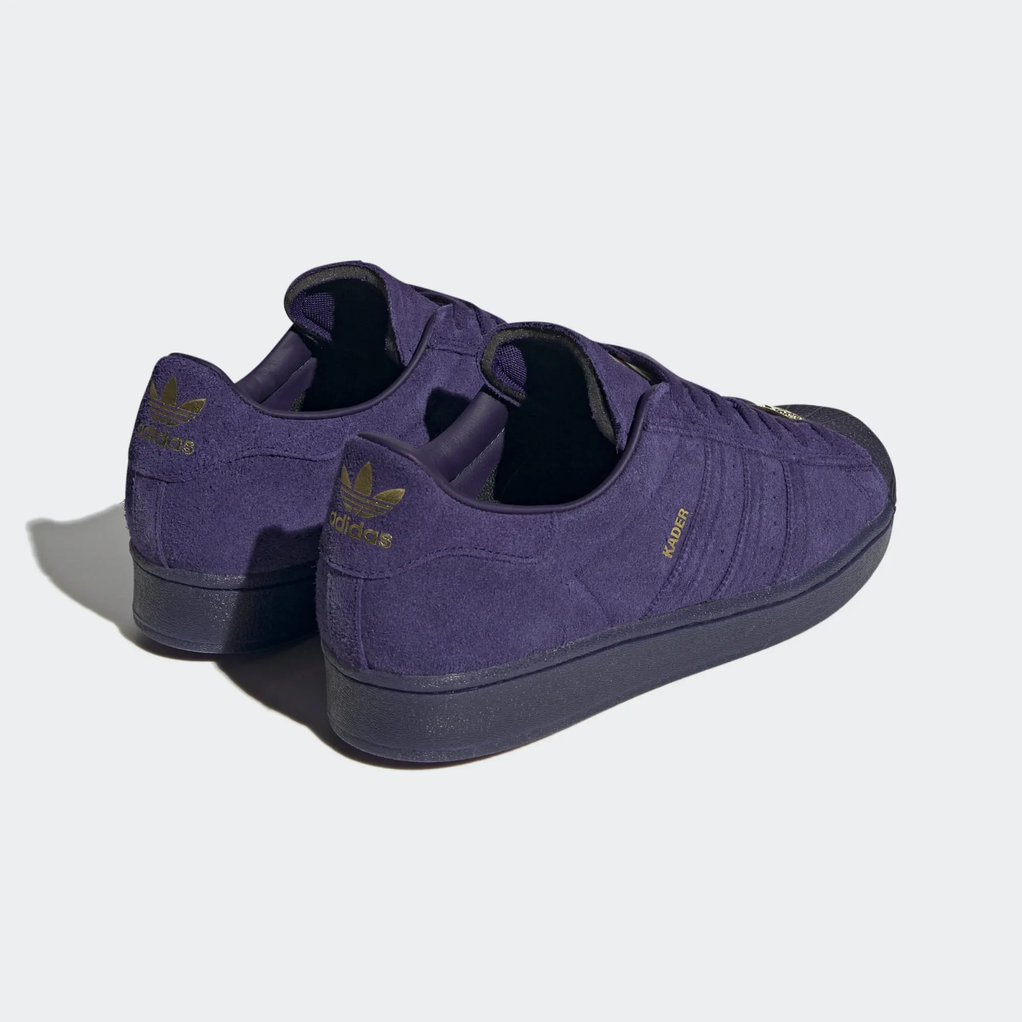 Adidas Kader Superstar ADV - Dark Purple/Gold Metallic Adidas By Alexander Wang Shoes