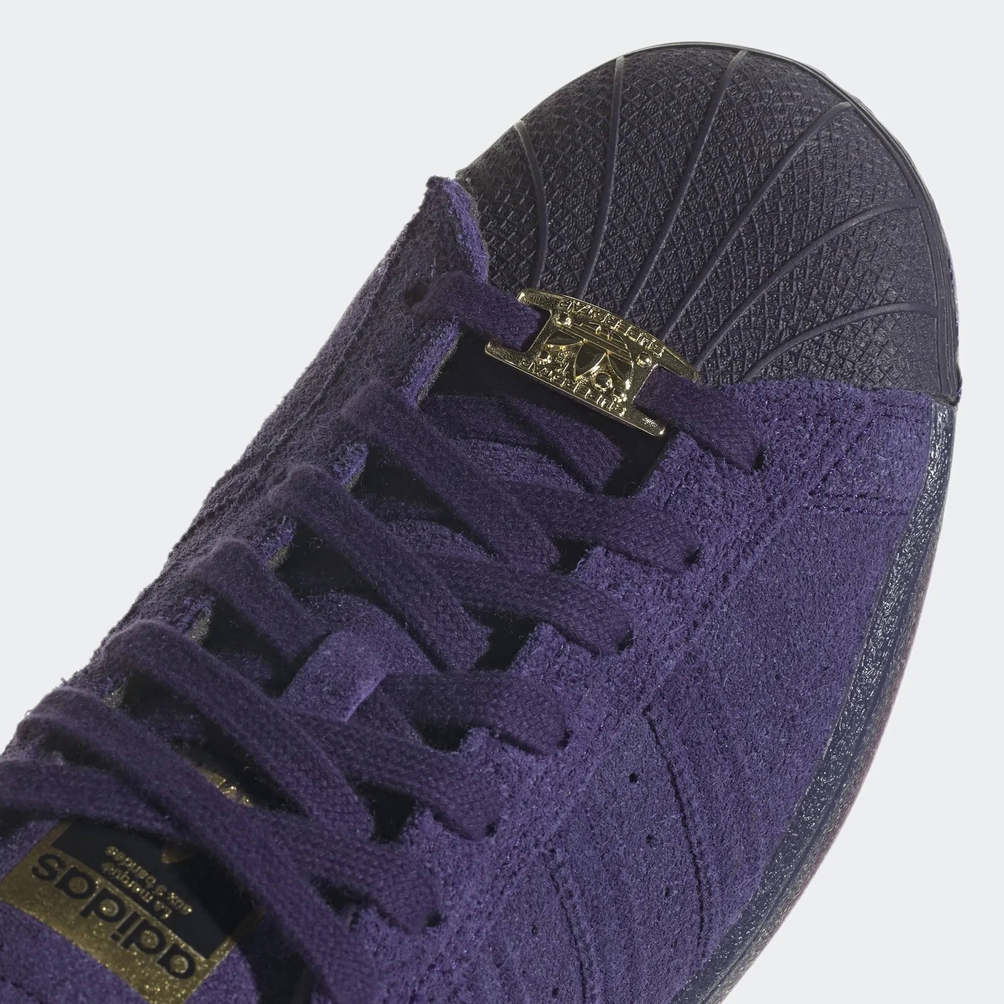 Adidas Shoes Gold Adidas Kader Superstar ADV - Dark Purple/Gold Metallic