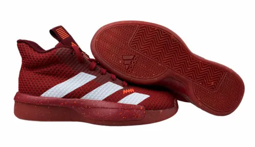 Adidas Men's Pro Nect 2019 Basketball Athletic Shoes Red Size 8.5 Adidas Sambae Shoes