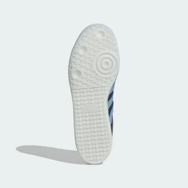 Adidas Men's Samba Argentina Indoor Soccer Shoes - Shadow Navy / Ambient Sky / Gold Metallic Adidas Jeremy Scott Bones Shoes