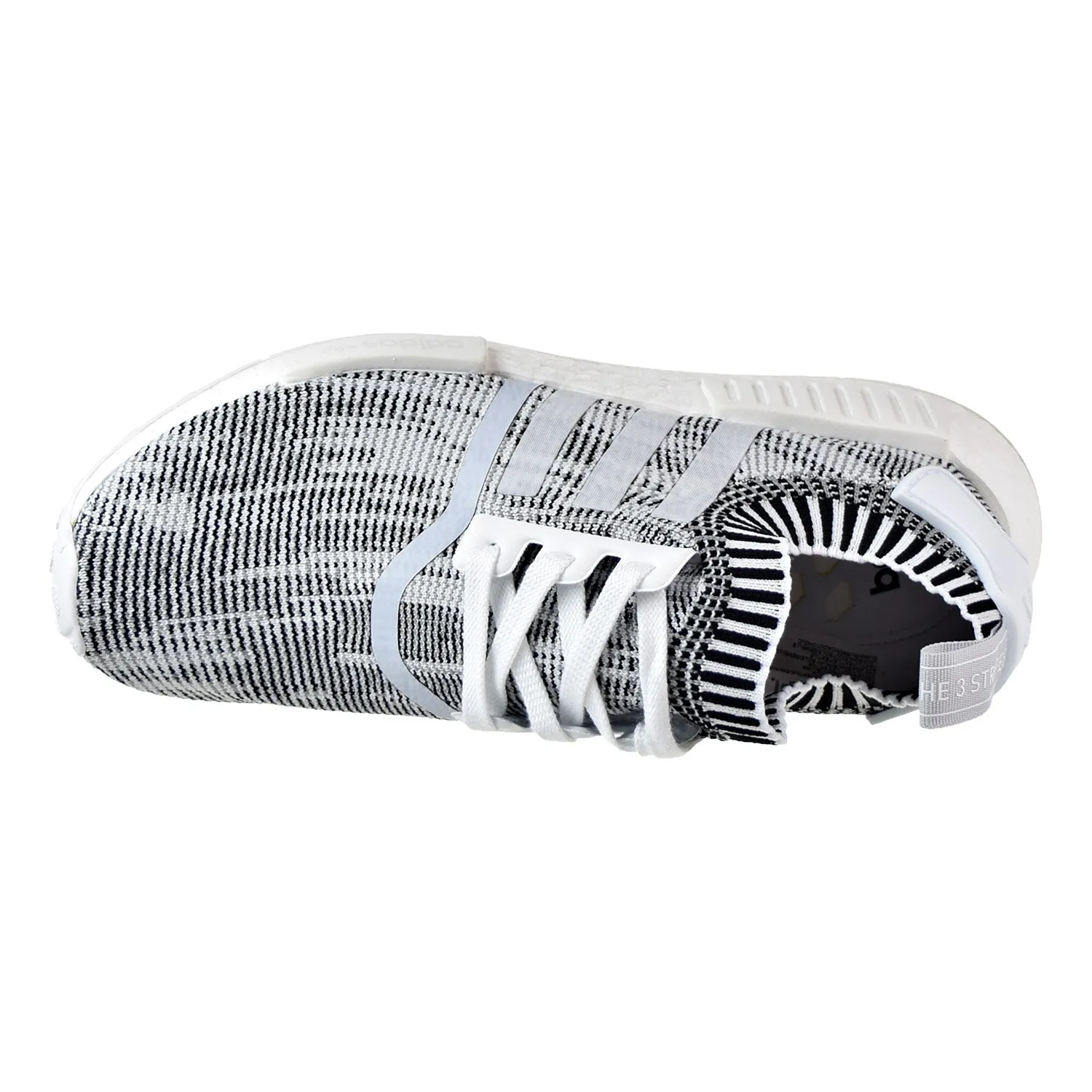 Adidas NMD_R1 PK Men's Shoes White/White/Black Adidas Megaride Shoes