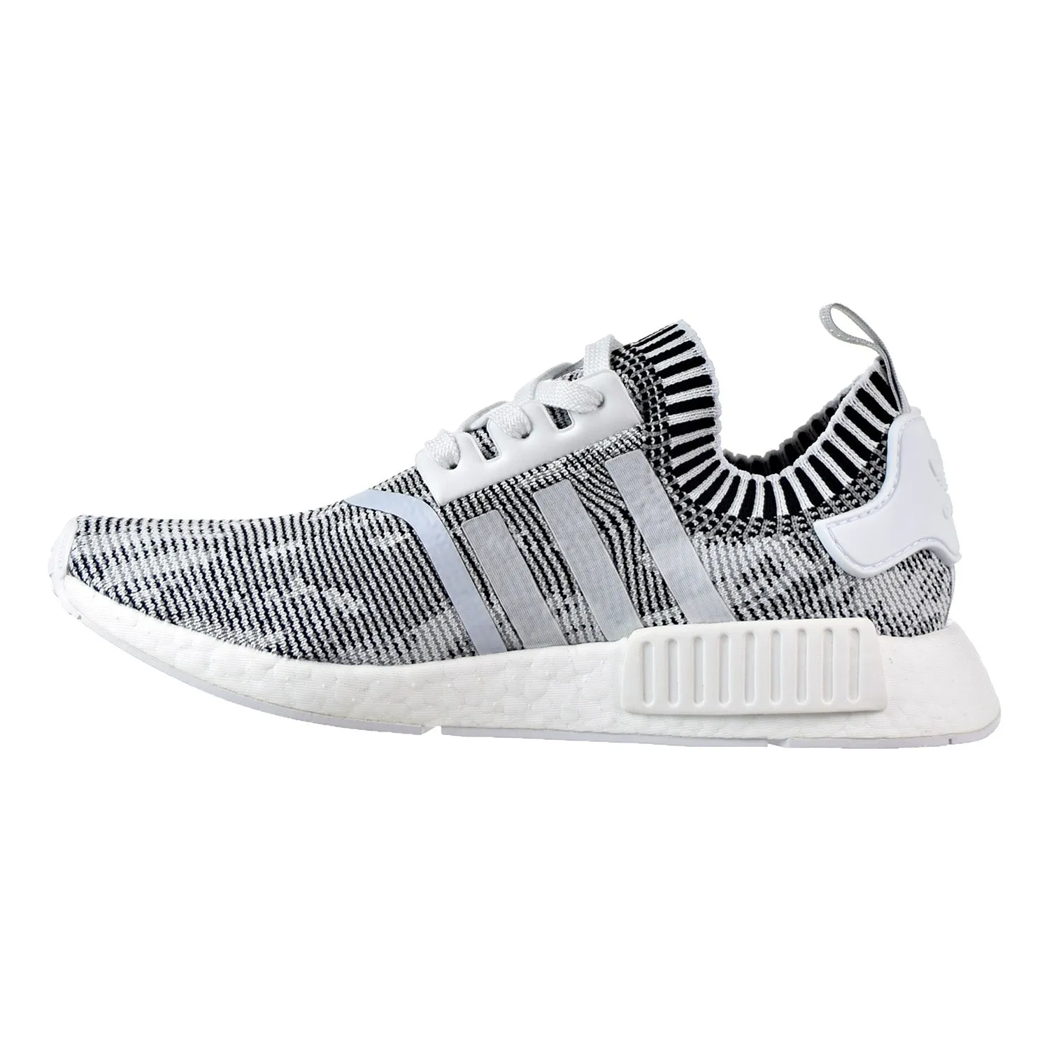 White Tennis Shoes Adidas Adidas NMD_R1 PK Men's Shoes White/White/Black
