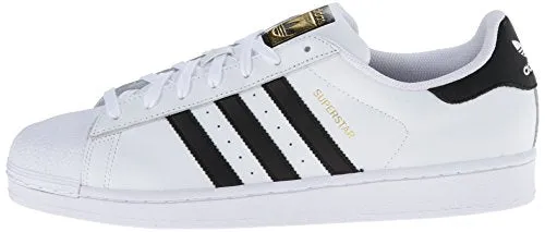 adidas Originals Men's Superstar Casual Sneaker, White/Core Black/White, 9 M US Adidas Club Shoes