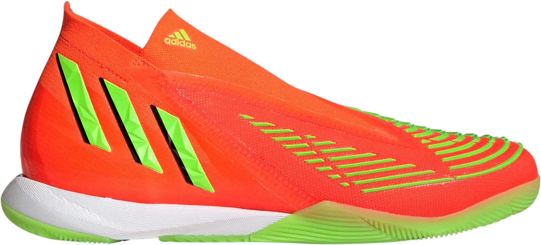 adidas Predator Edge.1 IN Indoor Soccer Shoe- Solar Red / Team Solar Green / Core Black Adidas Bad Bunny Shoes