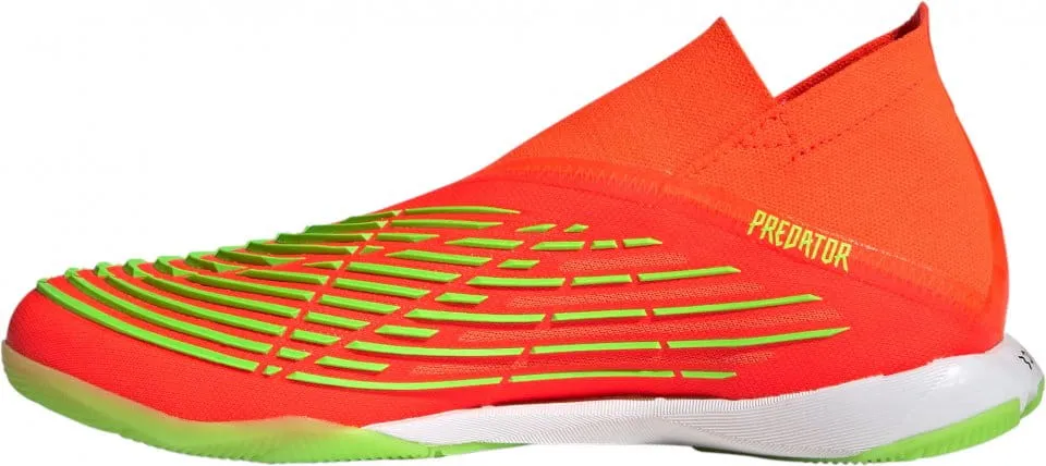 adidas Predator Edge.1 IN Indoor Soccer Shoe- Solar Red / Team Solar Green / Core Black Adidas University Shoes