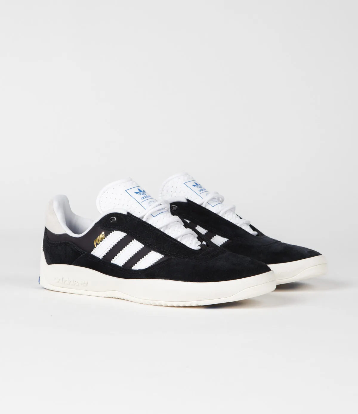 Adidas Puig Shoes - Core Black / FTWR White / Bluebird Forum Low Adidas Shoes