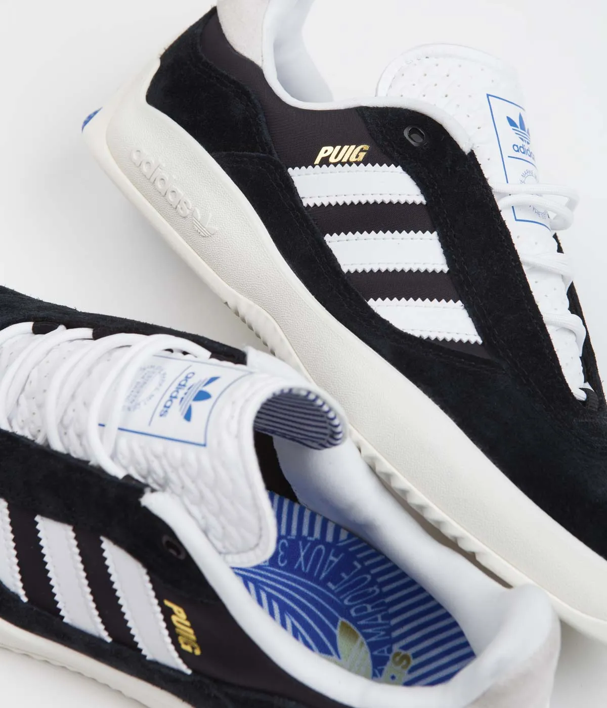 Adidas Puig Shoes - Core Black / FTWR White / Bluebird Adidas Atlanta Shoes