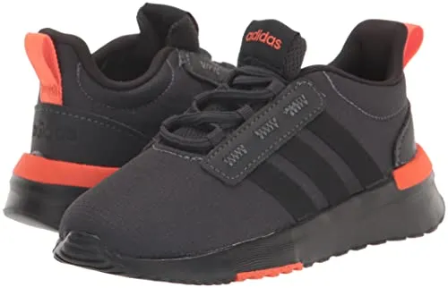 Adidas Ultra Boost Golf Shoes adidas Racer TR21 Running Shoe, Carbon/Black/Semi Impact Orange, 5 US Unisex Big Kid