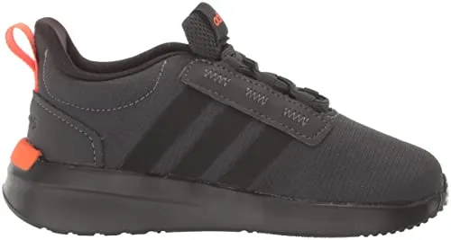 adidas Racer TR21 Running Shoe, Carbon/Black/Semi Impact Orange, 5 US Unisex Big Kid Adidas Budget Basketball Shoes