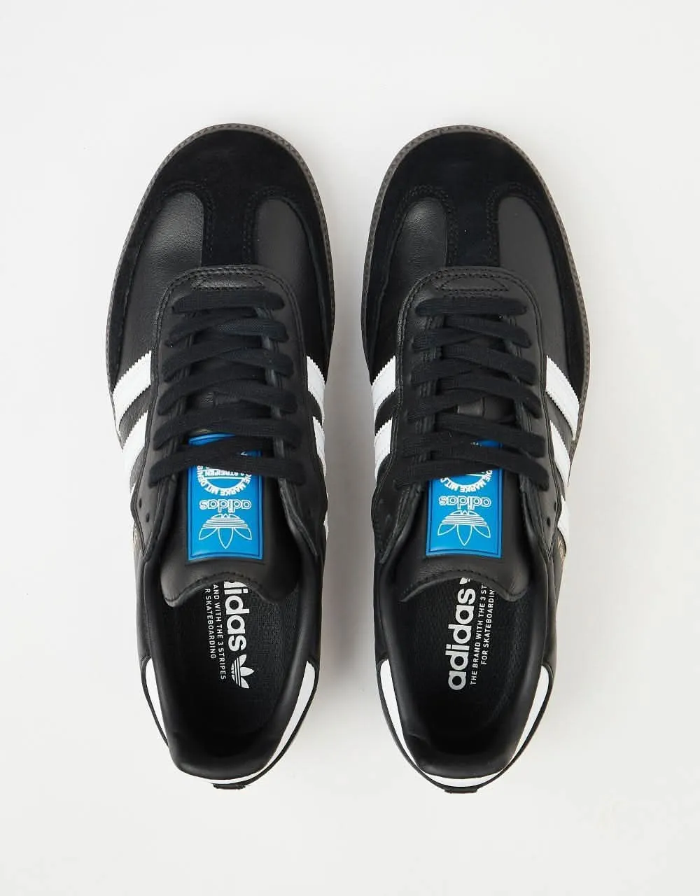 Adidas Samba ADV Skate Shoes - Black/White/Gold Metallic Adidas Adizero Prime X 2 Strung Running Shoes