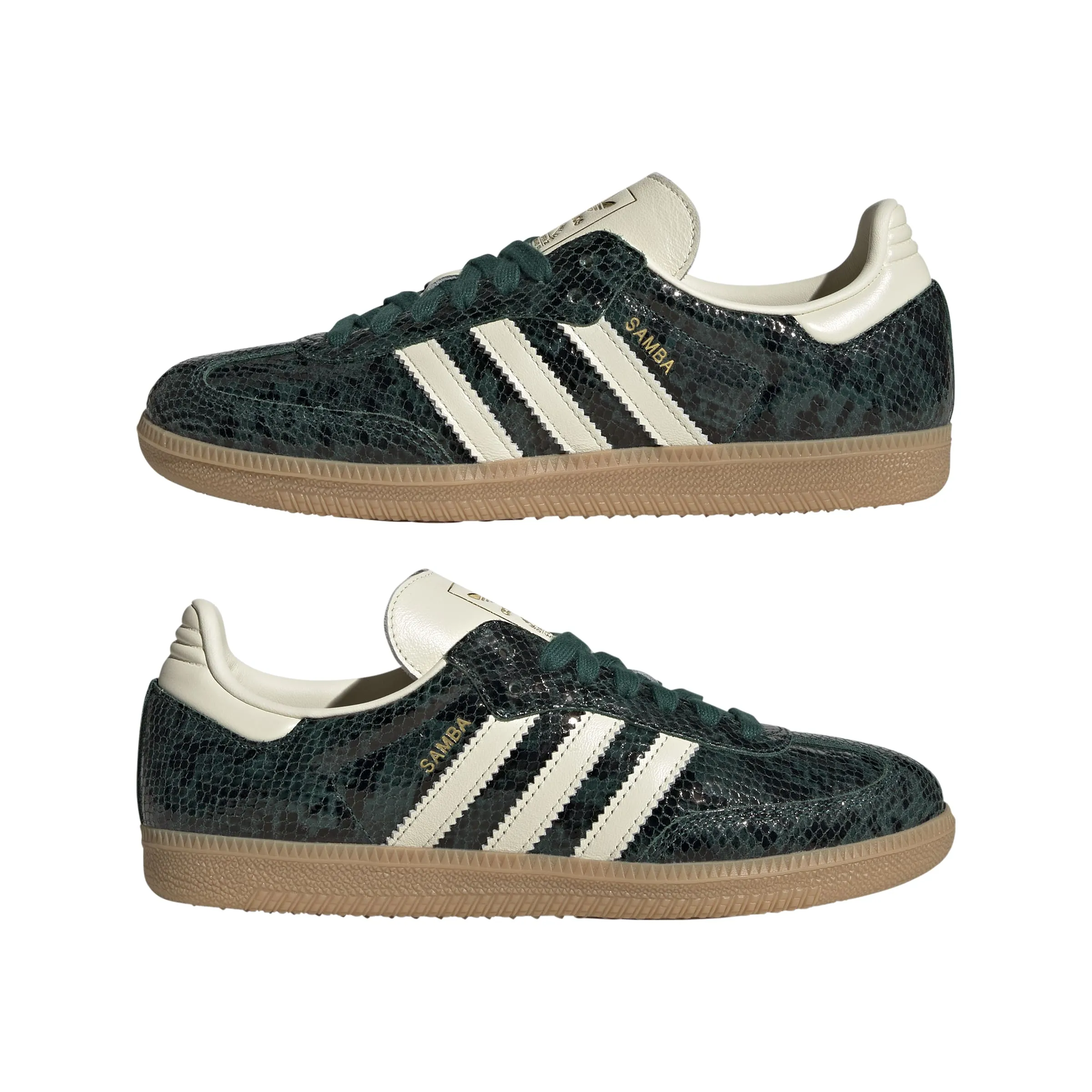 Shoes Adidas Cheap ADIDAS SAMBA OG Women's CREWHT/CREWHT/CGREEN JR8848