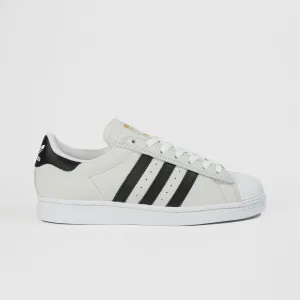 Adidas Skateboarding - Superstar ADV Shoes - Footwear White / Core Black / Gold Metallic Adidas Flat Shoes