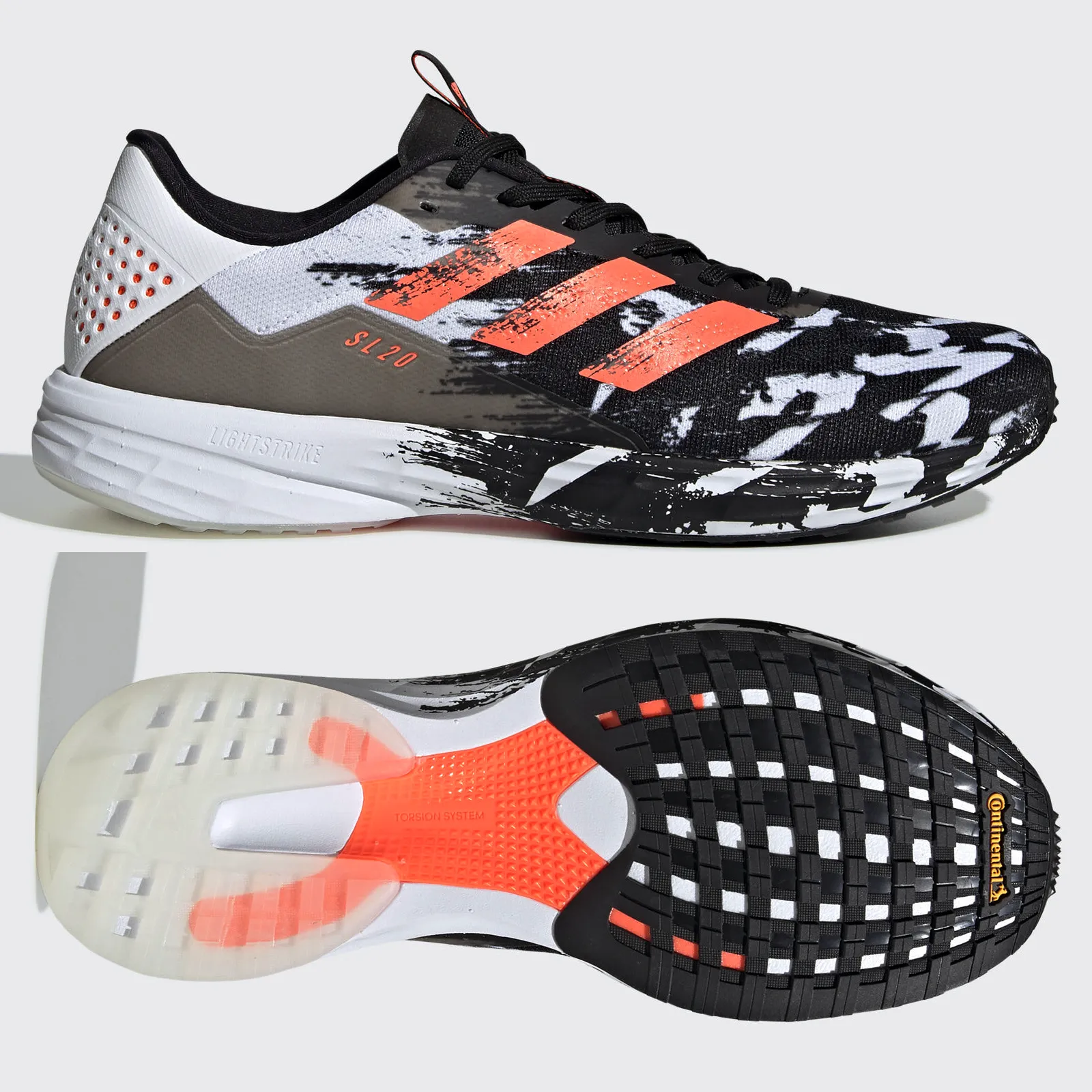 adidas SL20 Mens Running Shoes - Core Black Adidas Basketball Basketball Shoes