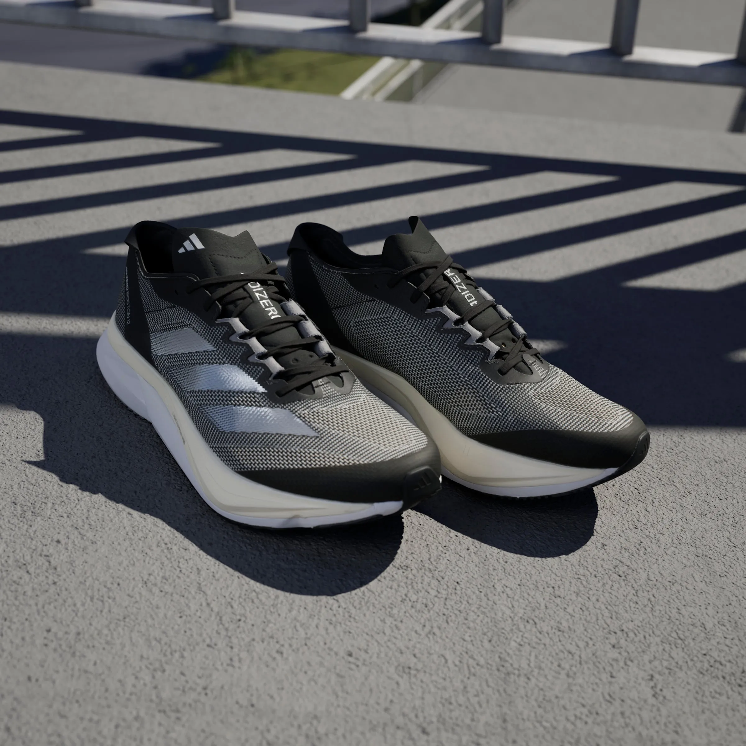 Adidas Waffle Shoes adidas Men's Adizero Boston 12 Running Shoes