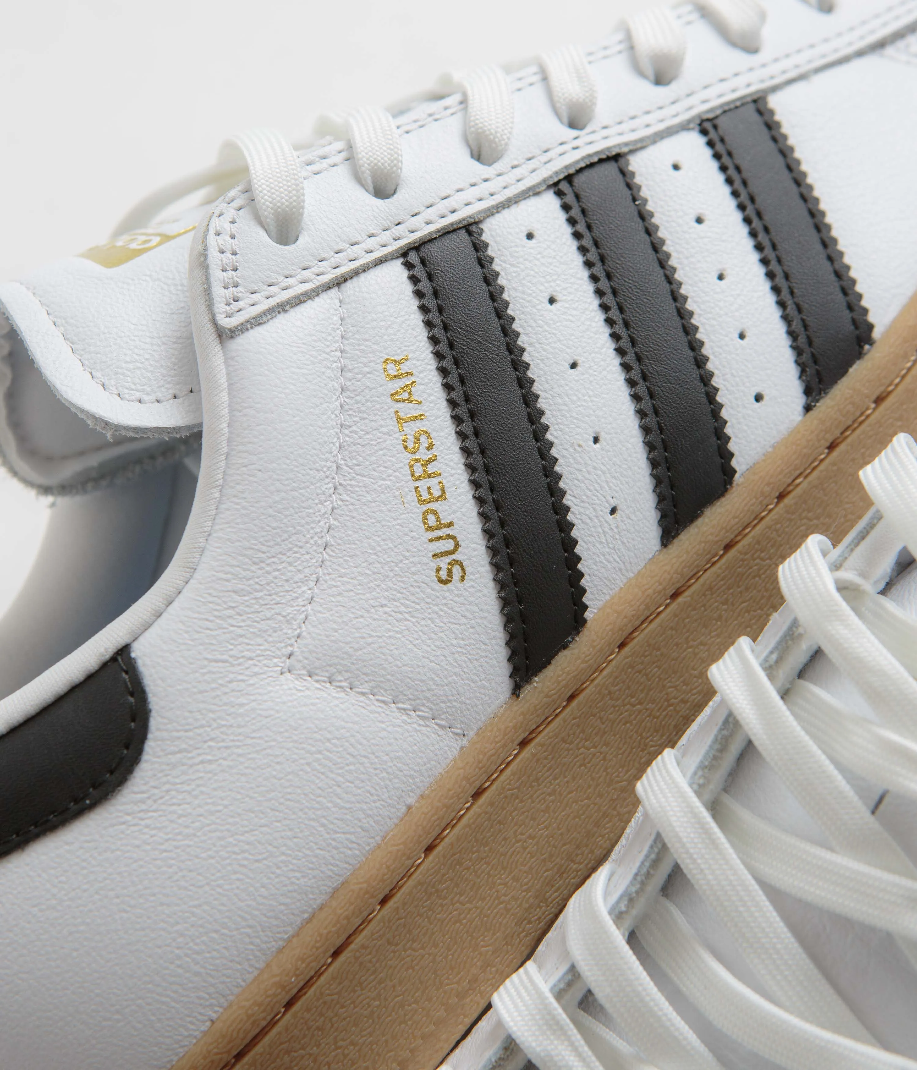Adidas Superstar ADV Shoes - FTWR White / Core Black / Gum4 Adidas Running Shoes Without Carbon Plate Best For Tempo