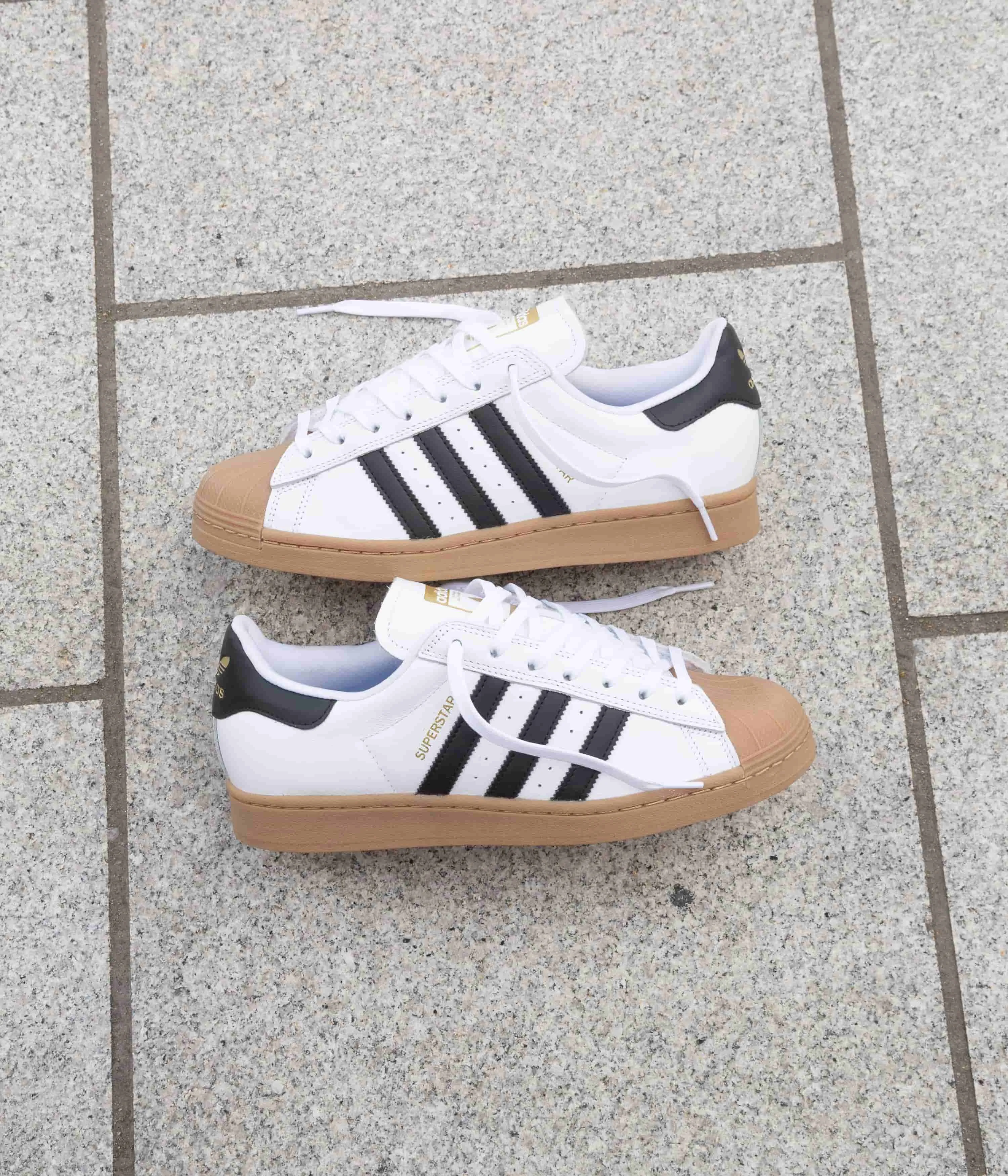 Adidas Superstar ADV Shoes - FTWR White / Core Black / Gum4 Adidas By Raf Simons Shoes