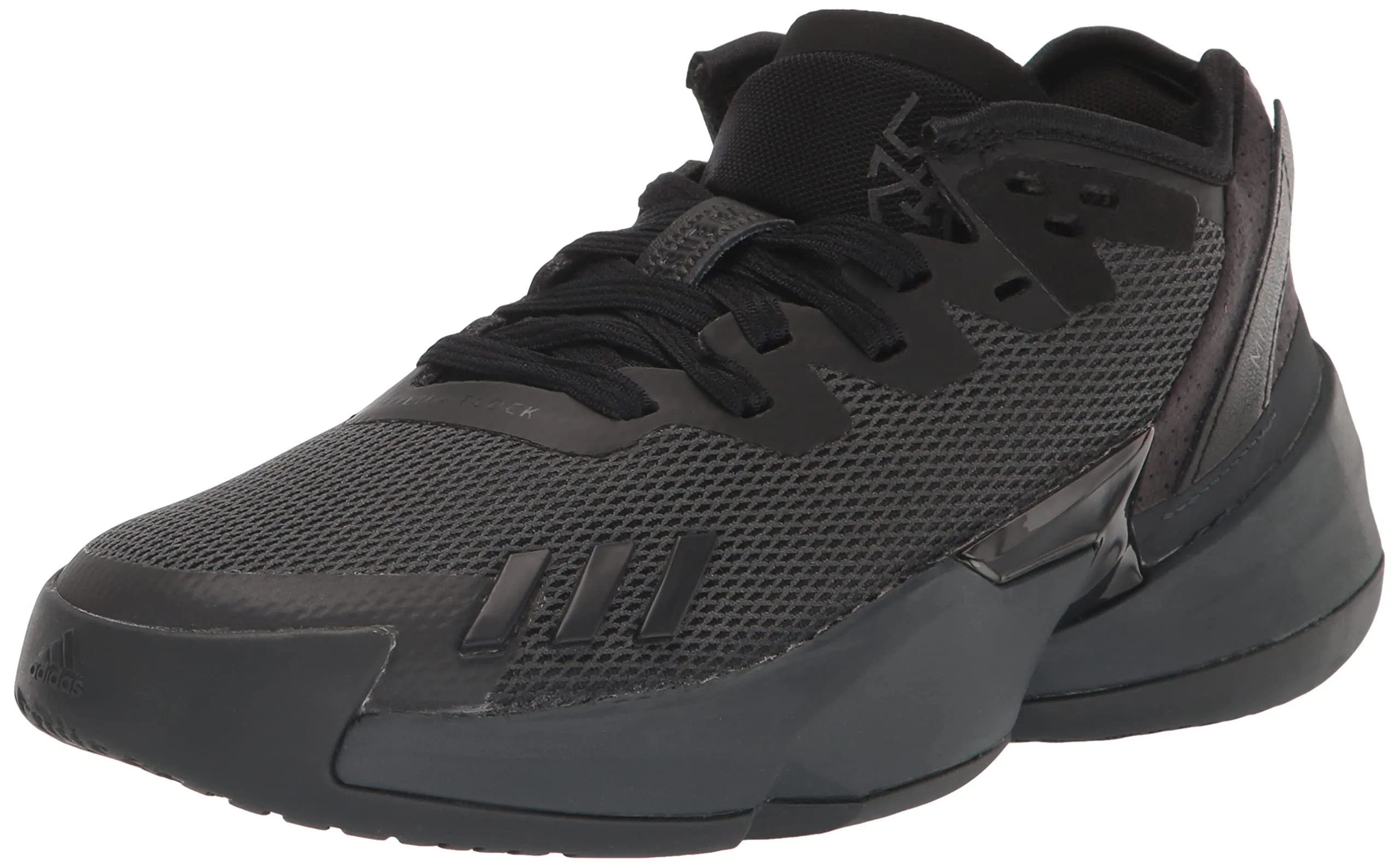 adidas Unisex D.O.N. Issue 4 Basketball Shoe, Black/Carbon/Grey, 10 US Men Basketball Shoes By Adidas