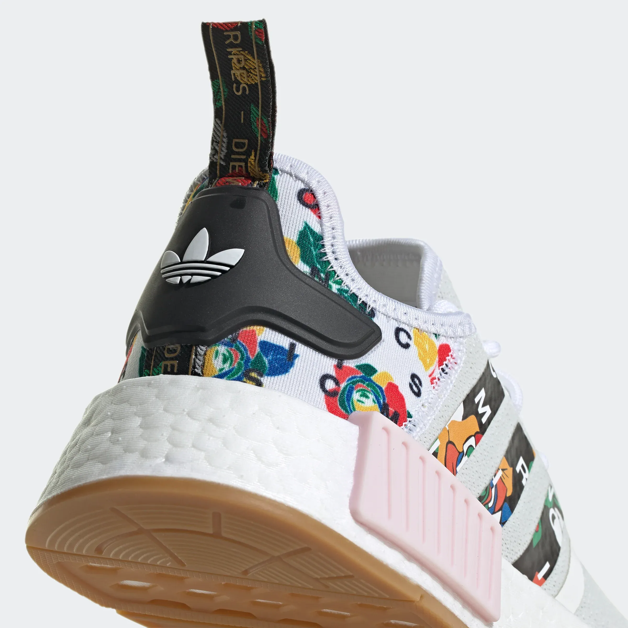 Adidas Women's Rich Mnisi NMD R1 Shoes - Cloud White / Clear Pink Adidas Everyday Shoes