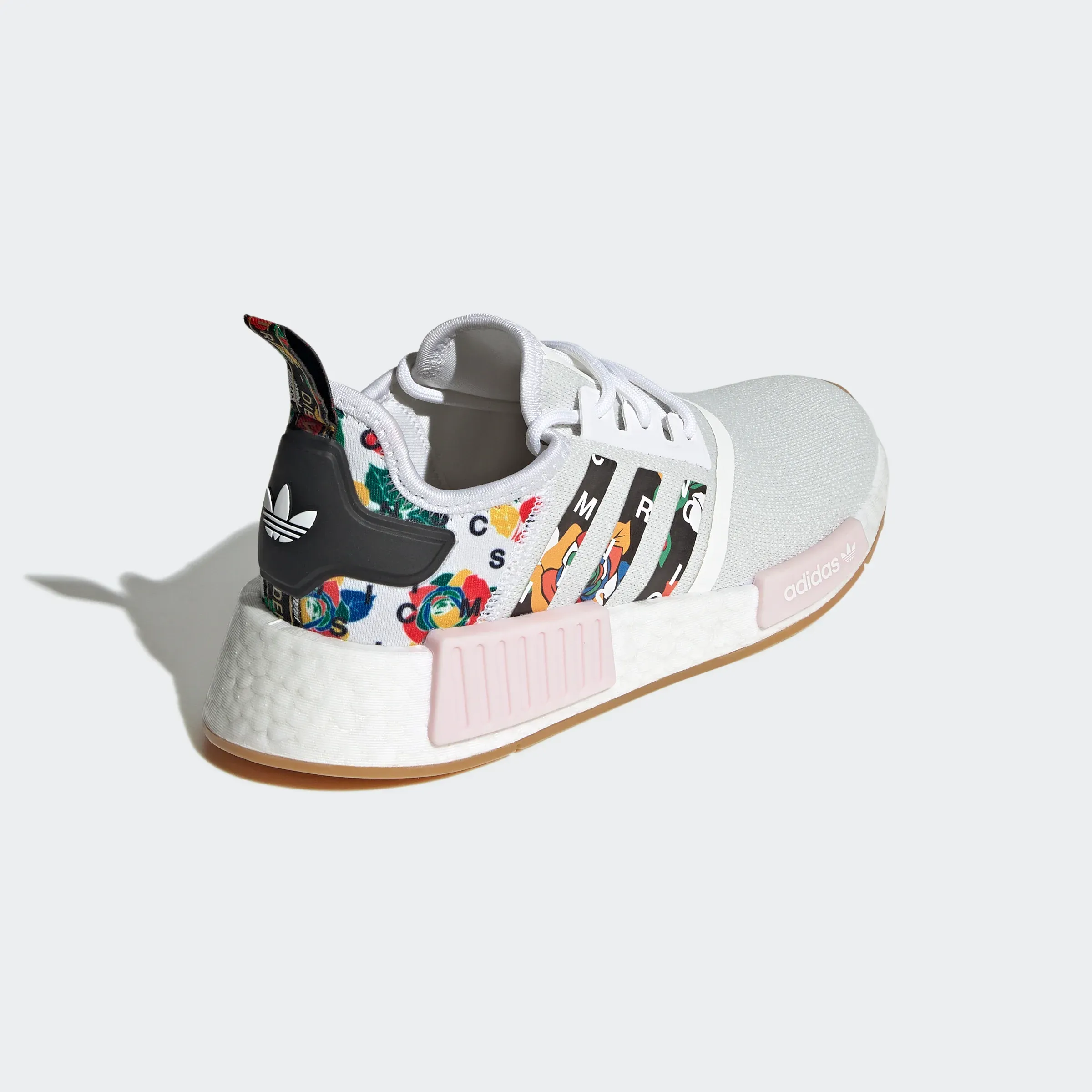 Adidas Women's Rich Mnisi NMD R1 Shoes - Cloud White / Clear Pink Adidas Gazelle Hello Kitty Shoes