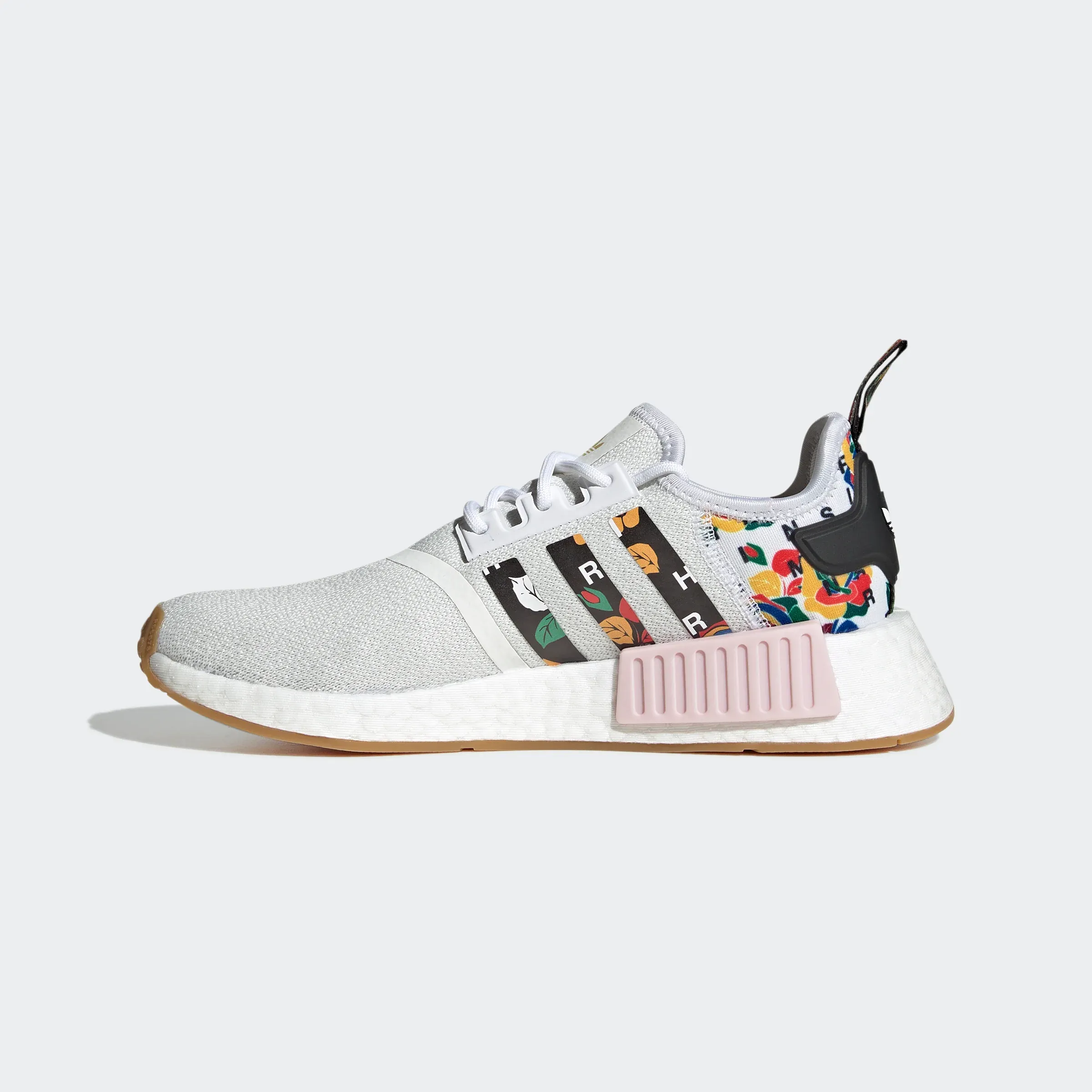 Adidas Women's Rich Mnisi NMD R1 Shoes - Cloud White / Clear Pink Tennessee Vols Adidas Shoes