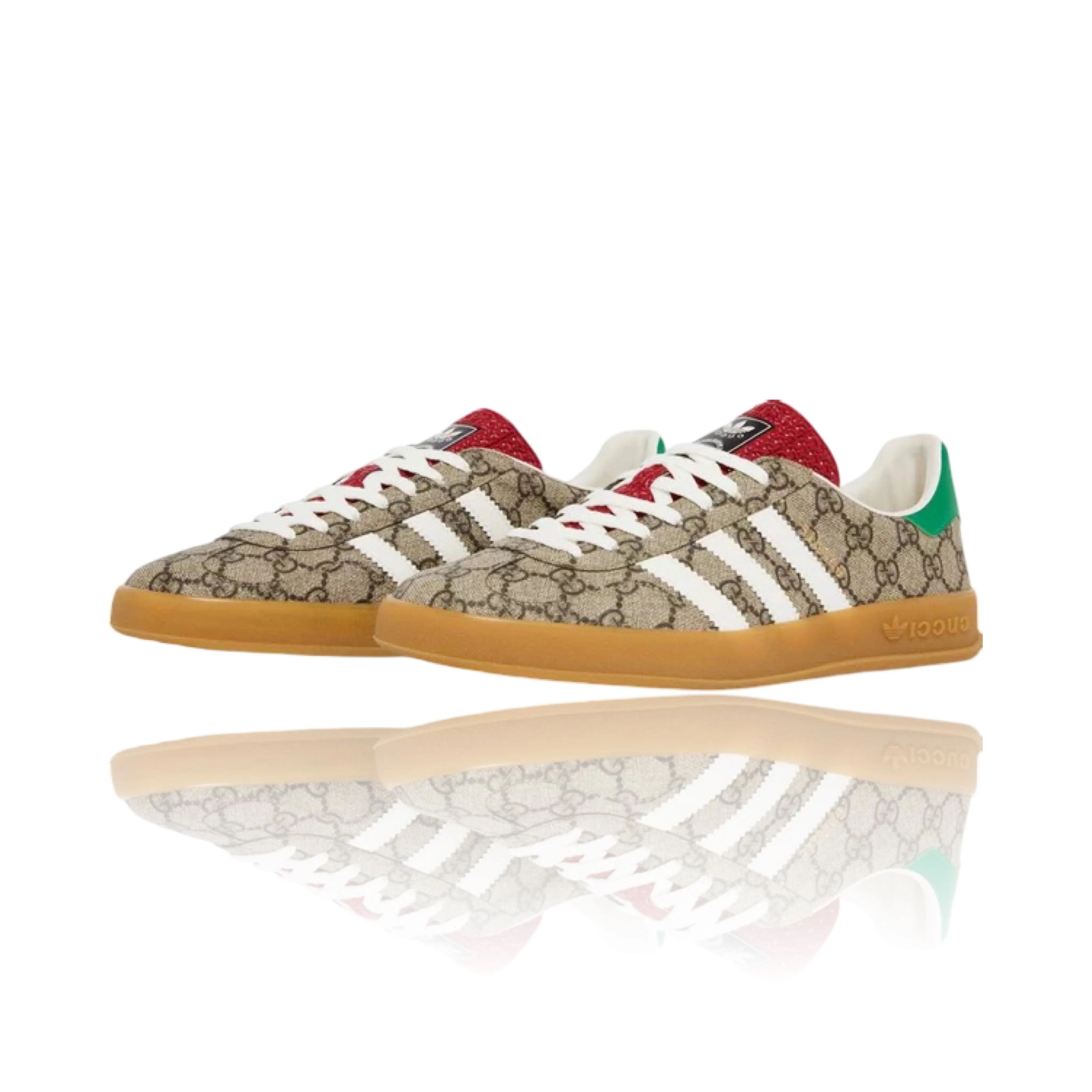 Adidas x Gucci Gazelle Indoor Beige Monogramm GG Adidas Collaborations Shoes