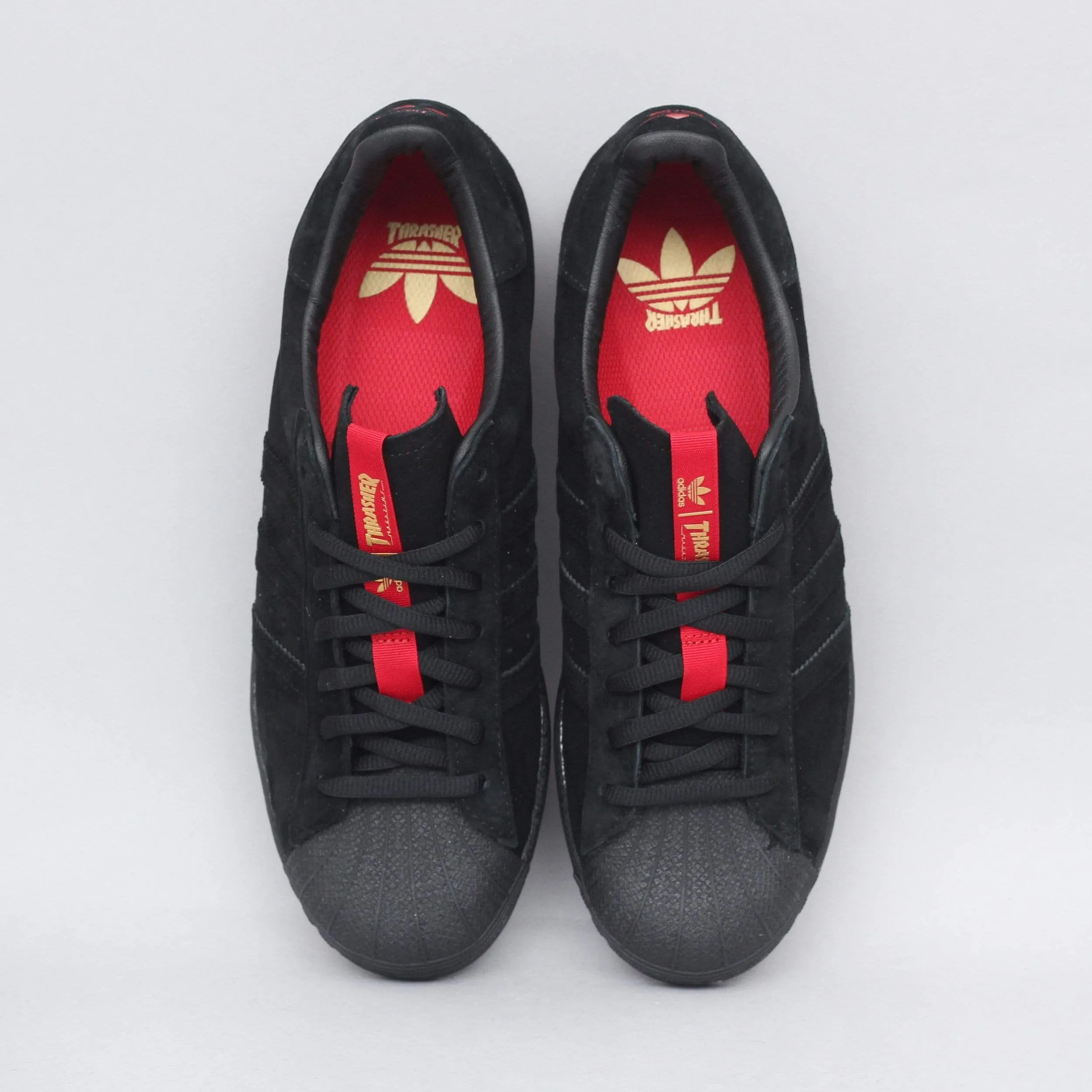 Adidas Climax Shoes adidas X Thrasher Superstar Adv Shoes Core Black / Scarlet / Gold Metallic