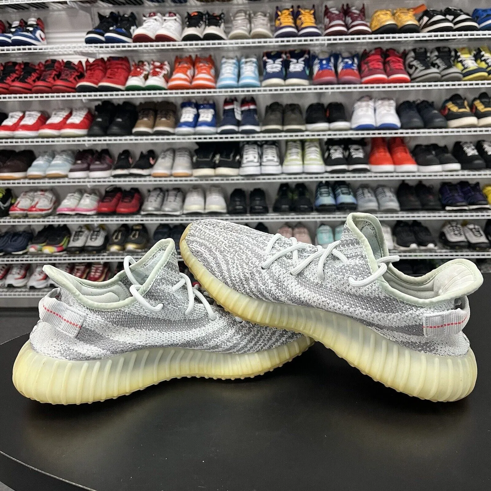 Adidas Yeezy Boost 350 V2 Blue Tint B37571 Men's Size 10 No Insoles Adidas Oztral Shoes