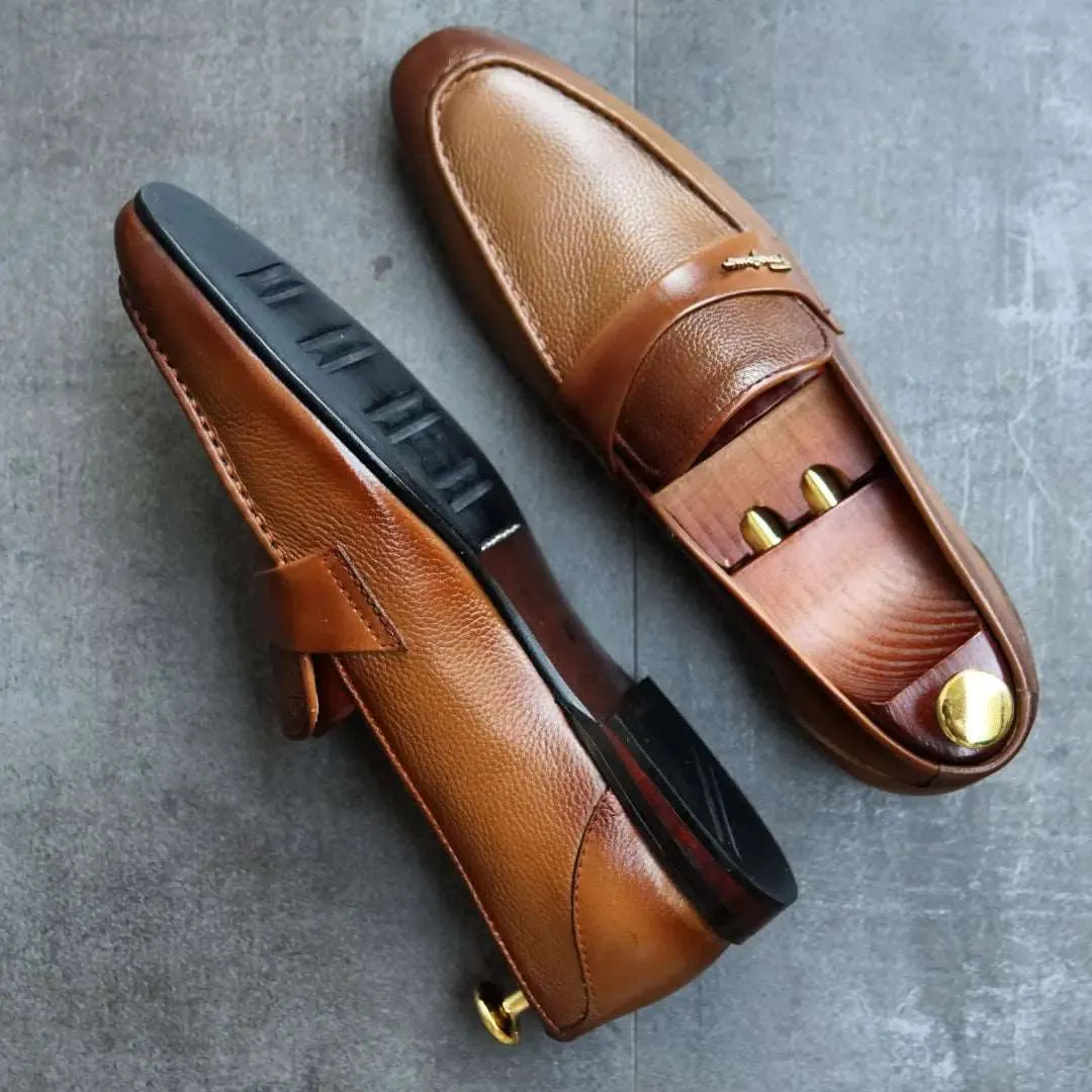 Adler Shoe AS - 901 -FERO-X Cherry Wood Loafers