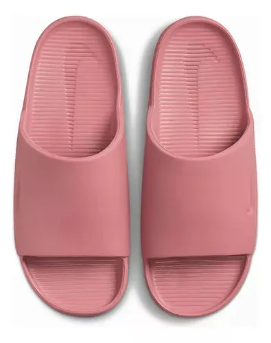 Nike Women's Calm Slides  - Canyon Pink / Canyon Pink / Canyon Pink Best Asics Running Shoes For Back Pain