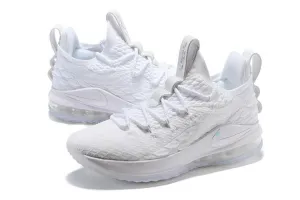 Nike Lebron XV 15 Low EP All White Men Shoes Sale Size US 7-12 Asics Shoes Vintage