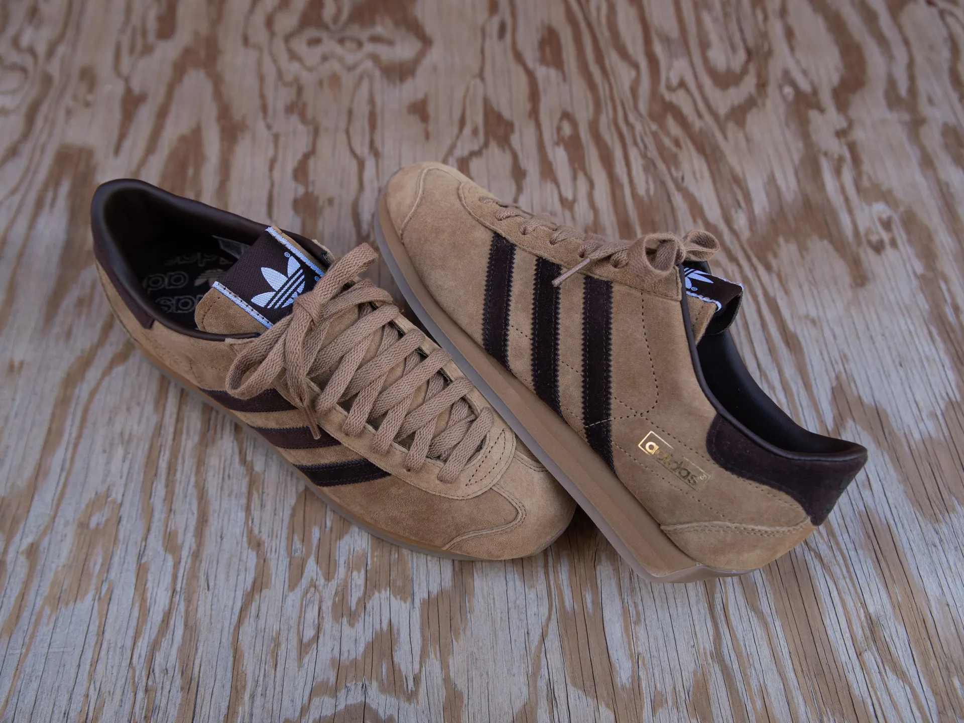 Adidas Country Japan 'Brown Desert/Dark Brown' Customized Adidas Shoes