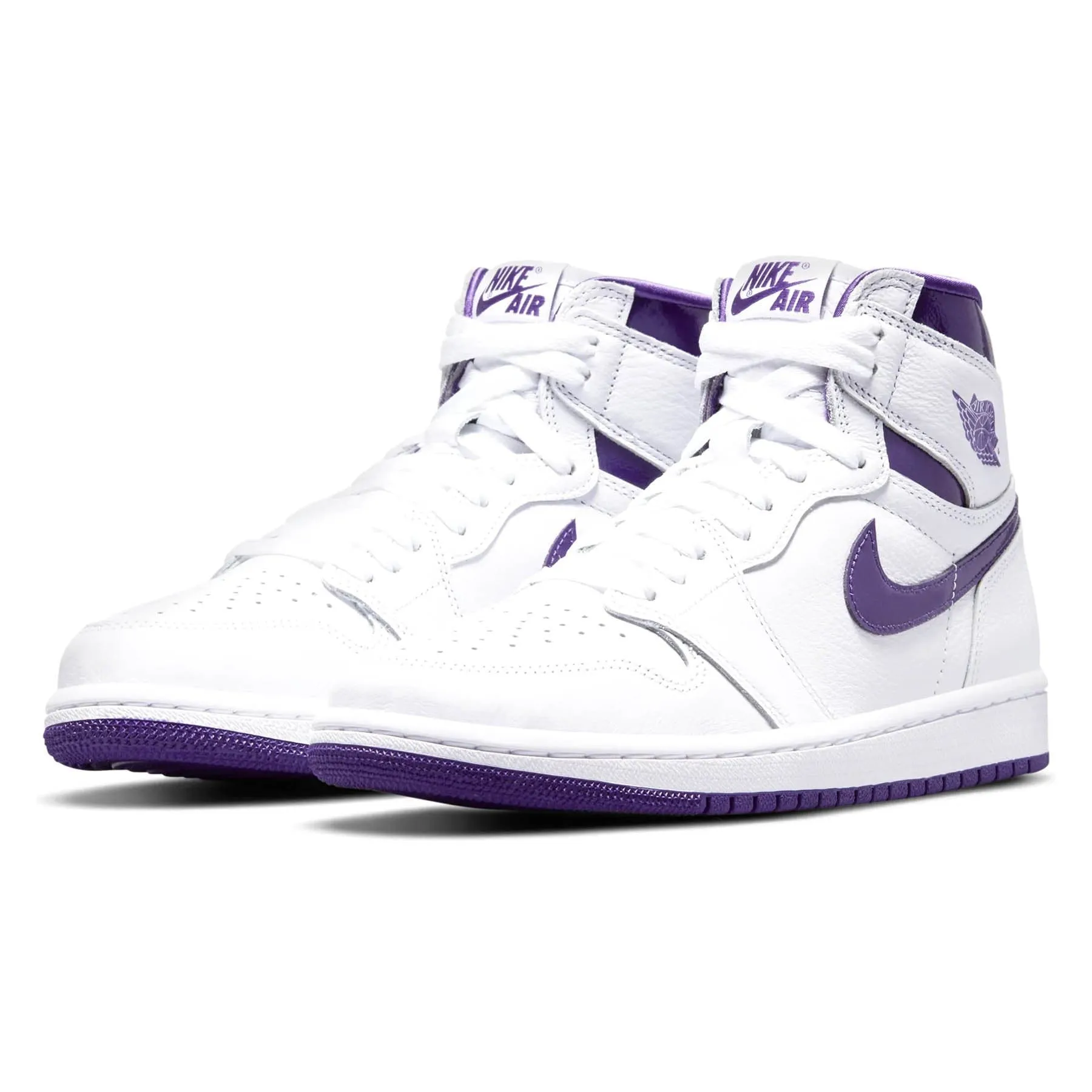 Air Jordan 1 High OG Wmns 'Court Purple' Asics Shoes Made In Vietnam