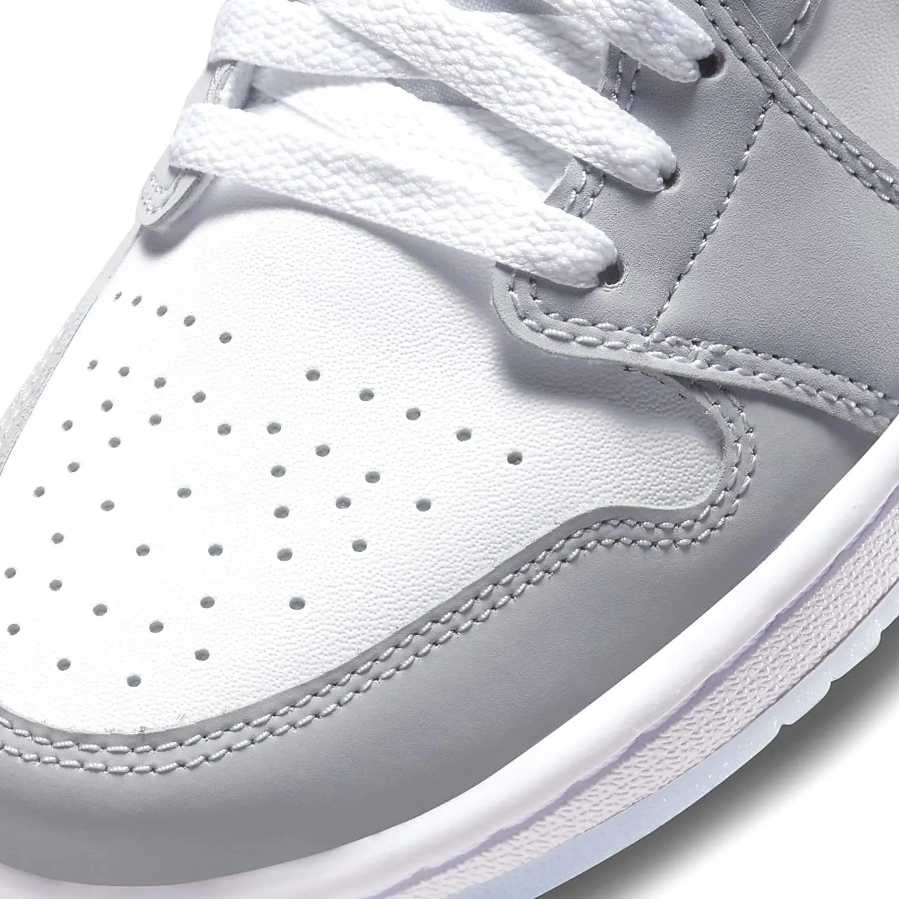 Air Jordan 1 Low Wmns 'White Wolf Grey' Brands Like Asics