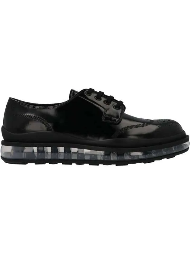 Air Lace-Up Oxford Shoes Black Flat Driving Shoes