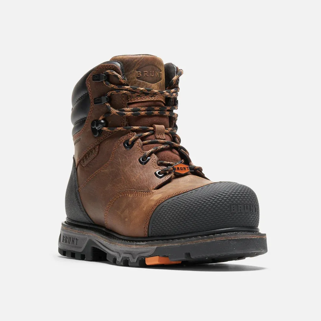 Brunt The Mulder Welted Toe (Comp Toe) 6" Waterproof Work Boot Men's Quarry Alloy Toe Work Boots