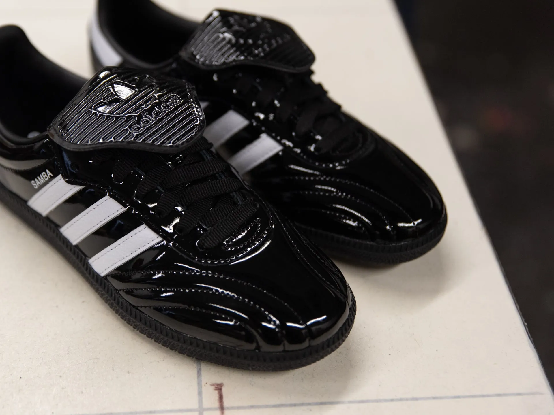 Adidas Women's Samba LT 'Black Patent' Copa Shoes Adidas