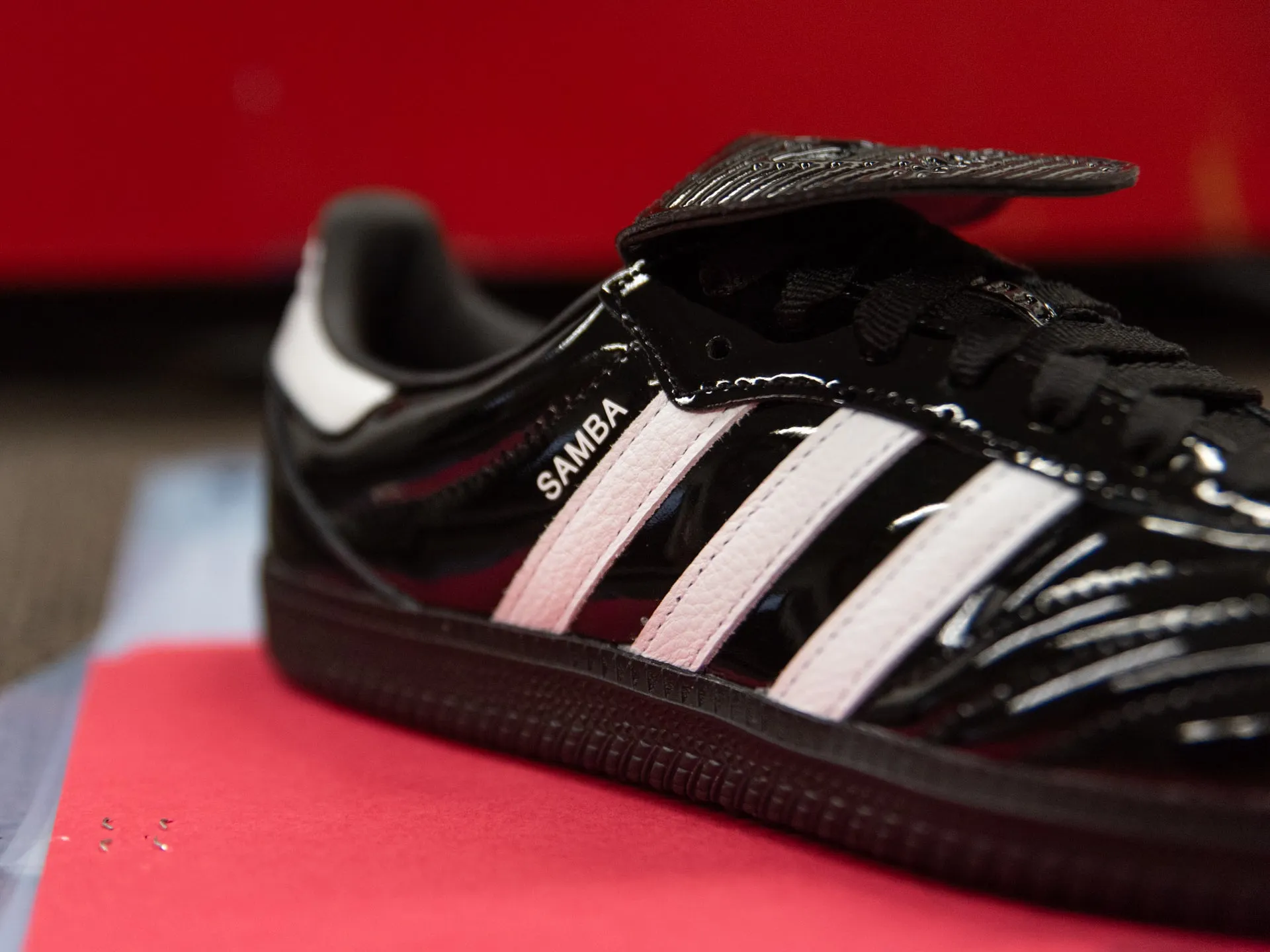 Rivalry Mule Shoes Adidas Adidas Women's Samba LT 'Black Patent'